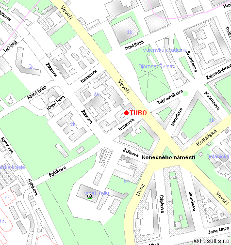 Mapa okolí bodu